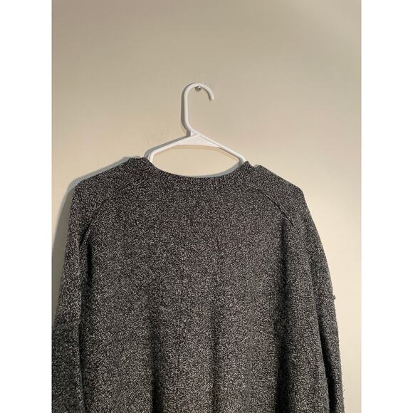 Athleta Perspective Wool Cashmere Crew Sweater In Black Marl Size Small - Picture 8 of 12